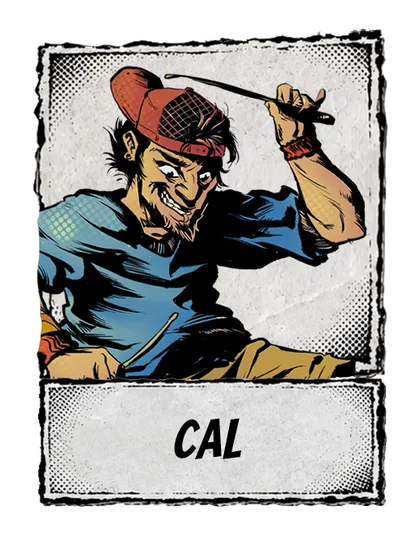 Cal, drums